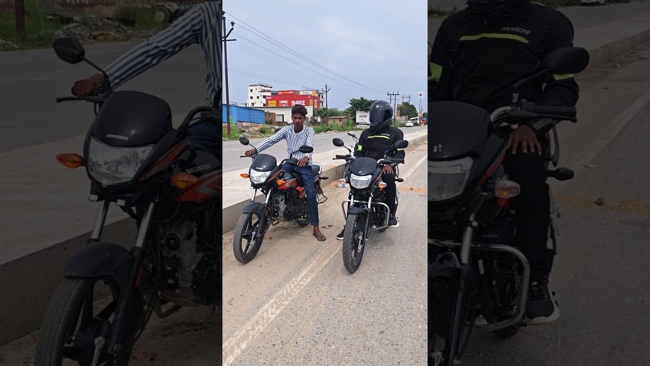 Hero HF Deluxe Pro Vs Honda Shine 100 Exhaust Sound 