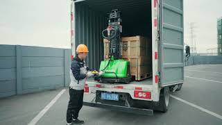 Sinolift SES modern self-loading electric stacker #selfloadertruck #stackers #electricstacker