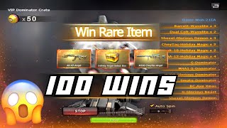 CrossFire West: 100 BLACK MARKET WINS!!!