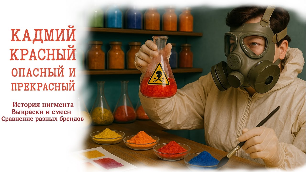 Кадмий красный. PR108 — всё о пигменте, который пугает и восхищает