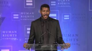 Jeffrey Bowyer Chapman at the 2015 HRC Seattle Gala