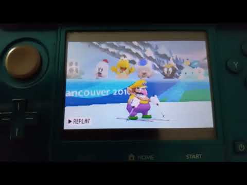 Mario And Sonic At The Olympic Winter Games DS Wario In Giant Slalom