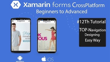 Xamarin Forms Top Navigation Design[Tutorial 12]