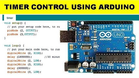 {695} Timer Using Arduino Uno, Arduino Programming