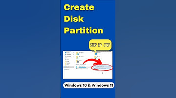 Create a New Disk Partition on Windows – Quick and Easy | #computer #1M