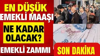 Emekli Zammı 2023 Ocak En Düşük Emekli Maaşı Ne Kadar Olacak Emekli Zammı Ne Kadar Olacak Sondakika