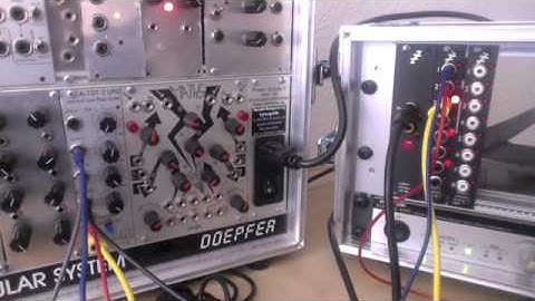 Doepfer A-101-2 drum beat demo