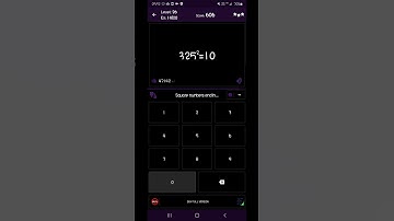 Math Tricks - Training mode - Square numbers ending in 5 - level 026 (Number Keyboard)