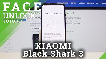 How to Activate Face Unlock in XIAOMI Black Shark 3 - Set Face Recognition