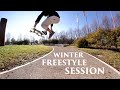 Winter Longboard Freestyle Session with Nils Jux