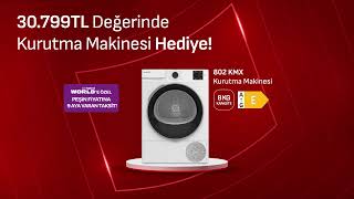 Arçelikten Seçili 2 Ürün Alımına 30.799 Tl Değerinde Kurutma Makinesi Hediye