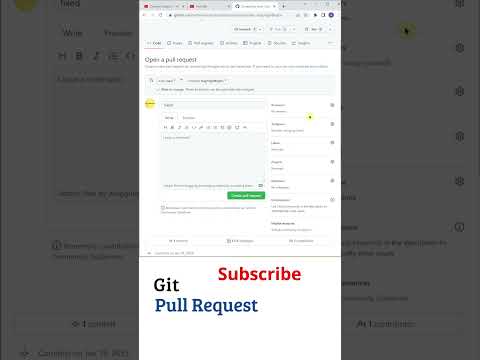 Git Tutorial Telugu: Pull Request GitHub (With Example), Git and GitHub, Telugu Git Course #shorts