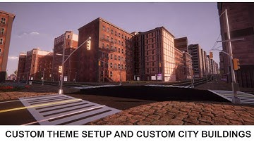 Custom Theme Setup And Custom City Buildings #2 | Create Any Size City In 6 Minutes With CIDY 2