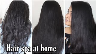 DIY hair spa at home using only Natural ingredients | Smooth and shining hair remedy | Salon style screenshot 5