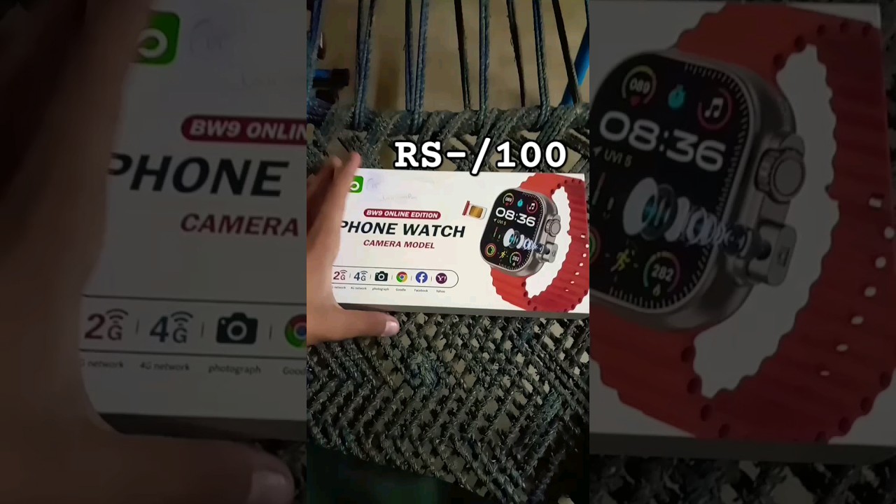 RS-/100 Android Watch🤯YouTube,Instagram,Bgmi, FreeFire 🔥 