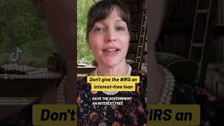 Are you giving the #IRS an interest-free loan?  #taxtips #taxhelp #IRS #unclesam