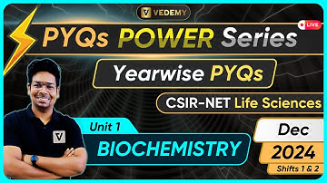 PYQ Power Series | Biochemistry | Year-wise PYQs | CSIR Dec 2024 | Shift 1 & 2 | Virendra Singh |