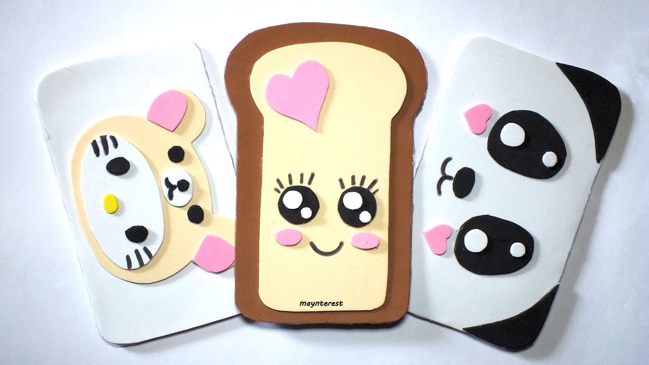 escolta Aliado fuga Cómo hacer FUNDAS para MÓVIL con Goma Eva (foamy) - KAWAII - YouTube