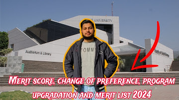 How to change preference in Air University | Air University merit list 2024