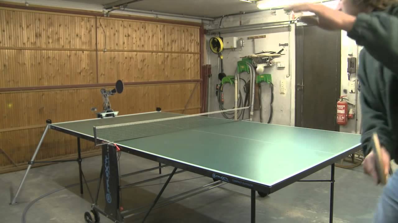 Robot juega tenis de mesa YouTube Robot juega tenis de mesa YouTube