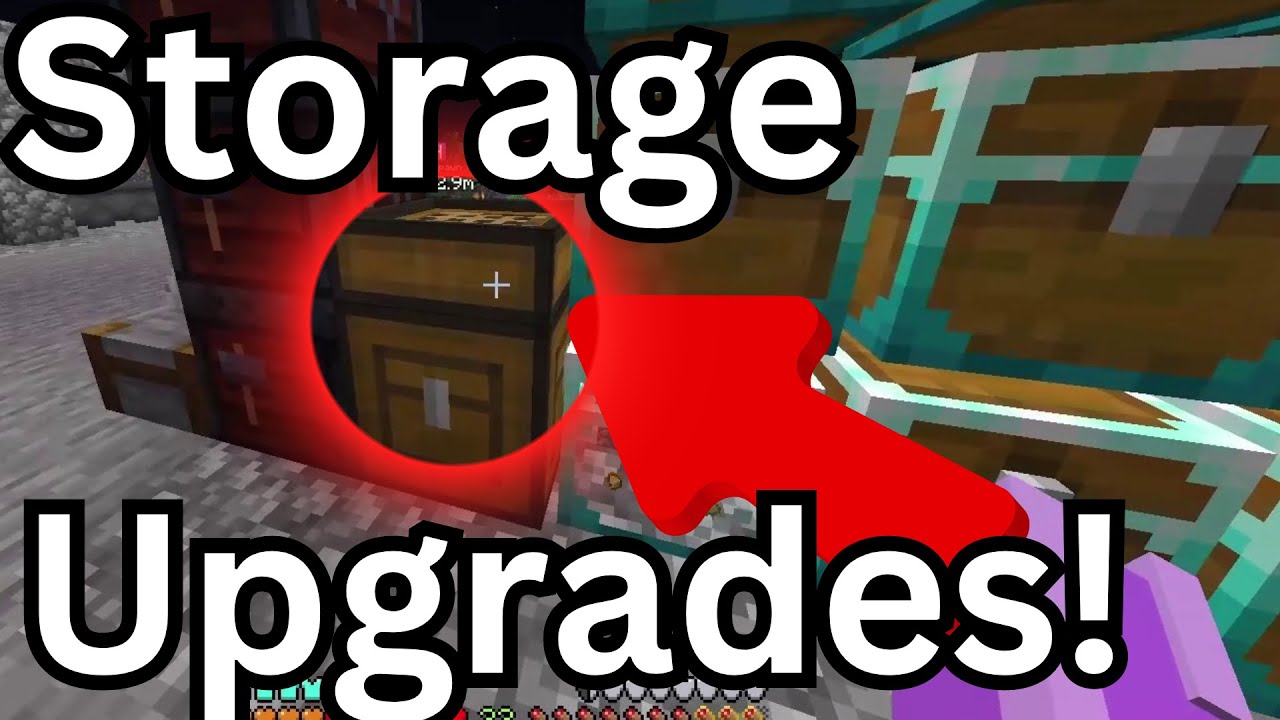 Bigger And Better Storage In Minecraft SMP! - YouTube