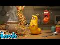 Larva Movie 2026: FUNNY CHAOS Yellow calm and smiling while Red panics over flying noodles 😱🍜😂🔥