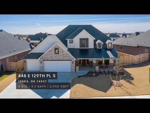 448 E 129th Pl, Jenks, OK home video tour