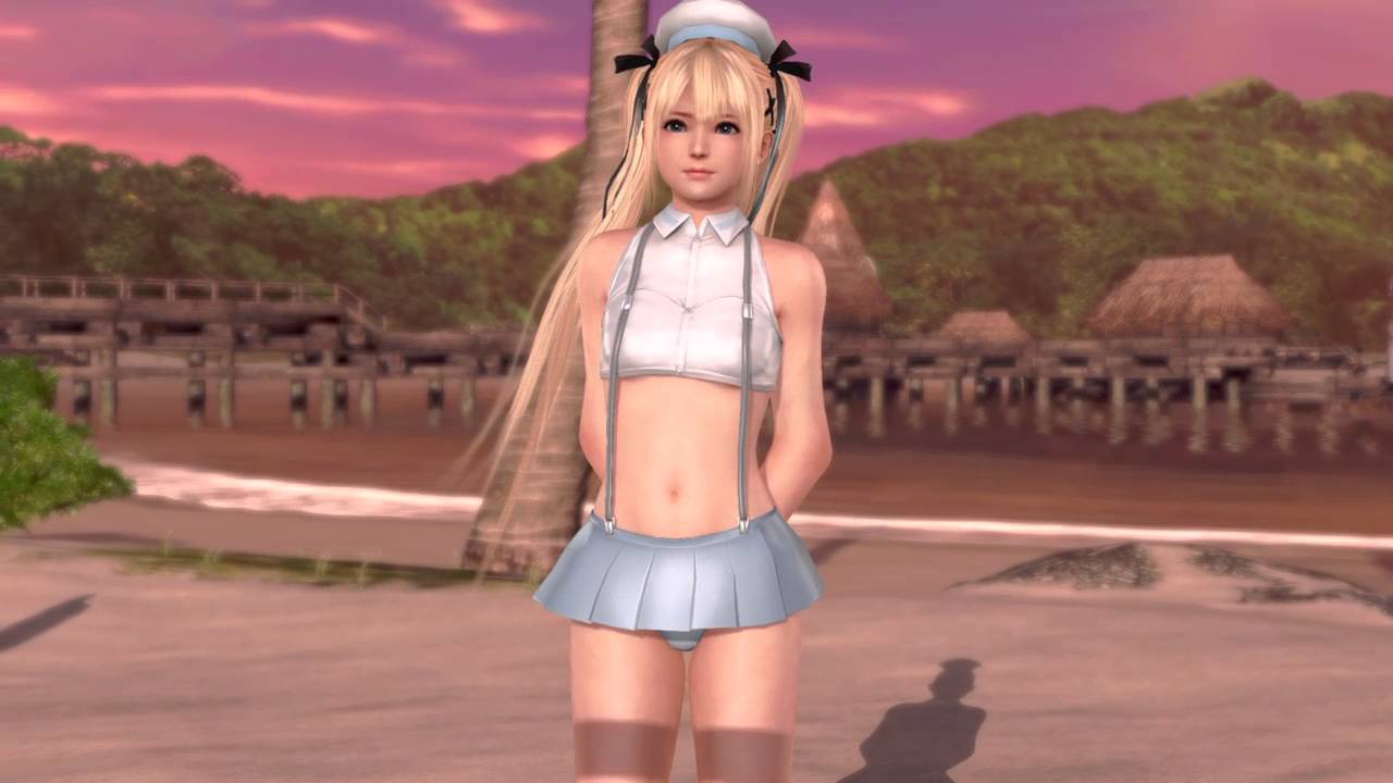 Dead Or Alive Xtreme 3 ファミ通特典dlc マリー ローズ専用水着 でのビーチバレープレイ Youtube