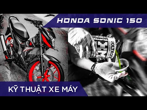 Hướng dẫn chăm sóc xe Honda Sonic 150cc tại nhà