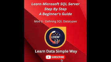 Module 3.7.2 - Defining SQL Datatypes | Other Data Types