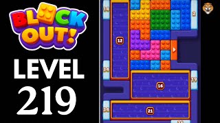 Block Out - Color Sort Puzzle Level 219 Walkthrough 