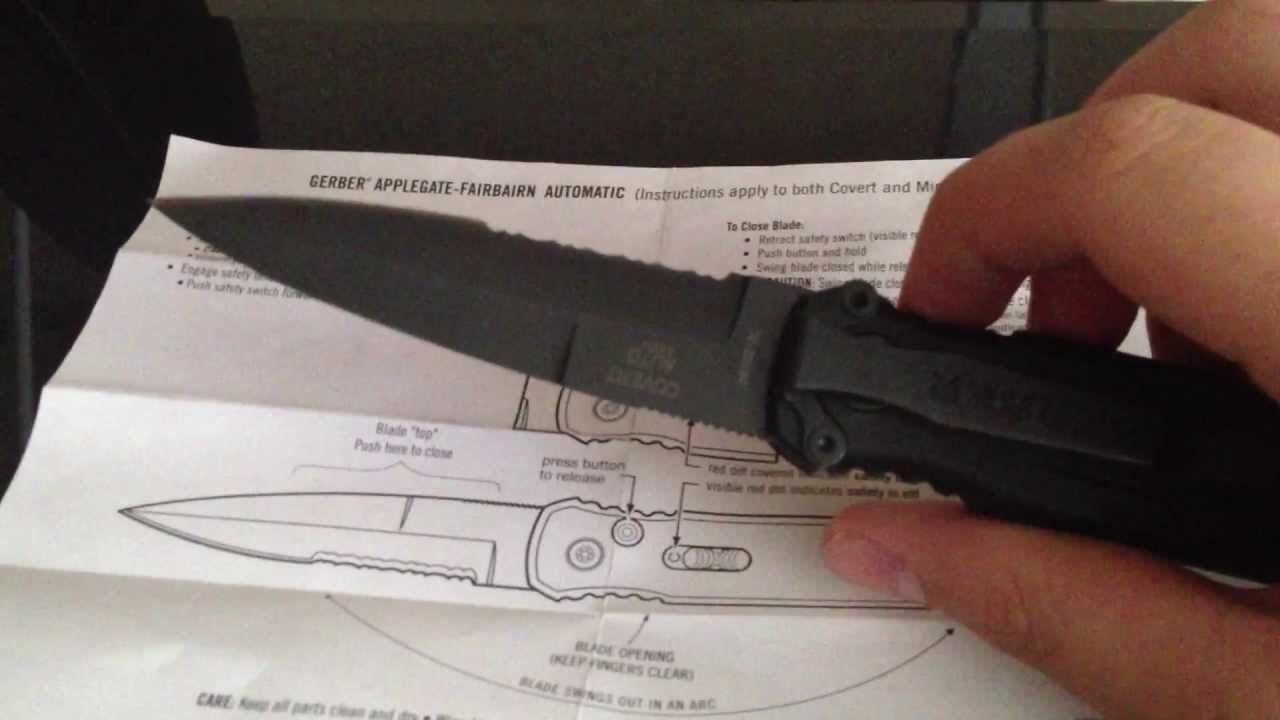 Gerber Applegate Fairbairn Covert Auto Quick Overview