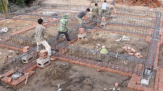 Construction Reinforced Concrete Beam Right Way - Set Up Steady Foundation For House