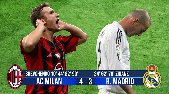 Zidane Will Never Forget This Humiliating Performance By Shevchenko