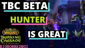 Hunter on TBC Beta is Phenomenal | One Button Macro Testing, Template Hunter - WoW TBC Classic