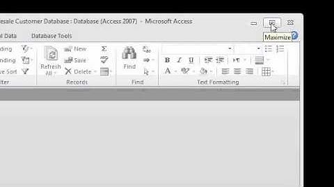 Microsoft Access 2010 Tutorial Part 03 of 12   The Access Interface