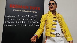 Redman Toys King Freddie Mercury 1/6th Scale Figure Unboxing and Review