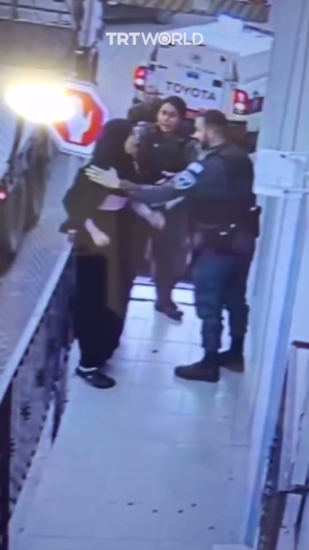 Israeli forces attack Palestinian woman and remove her headscarf