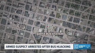 Armed suspect allegedly hijacks SARTA bus in Canton; Donte Hill charged with kidnapping and menacing