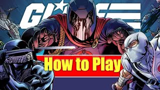 How to Play   GI Joe Deck Building Game