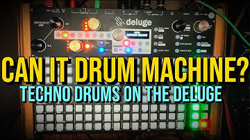 Techno Drums on the Synthstrom Deluge