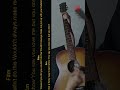 Skylar Grey - Bullshit Easy Guitar Chord & Lyrics (cover) #shorts