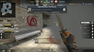 K0nfig Ninja Defuse against Fnatic on Cobblestone