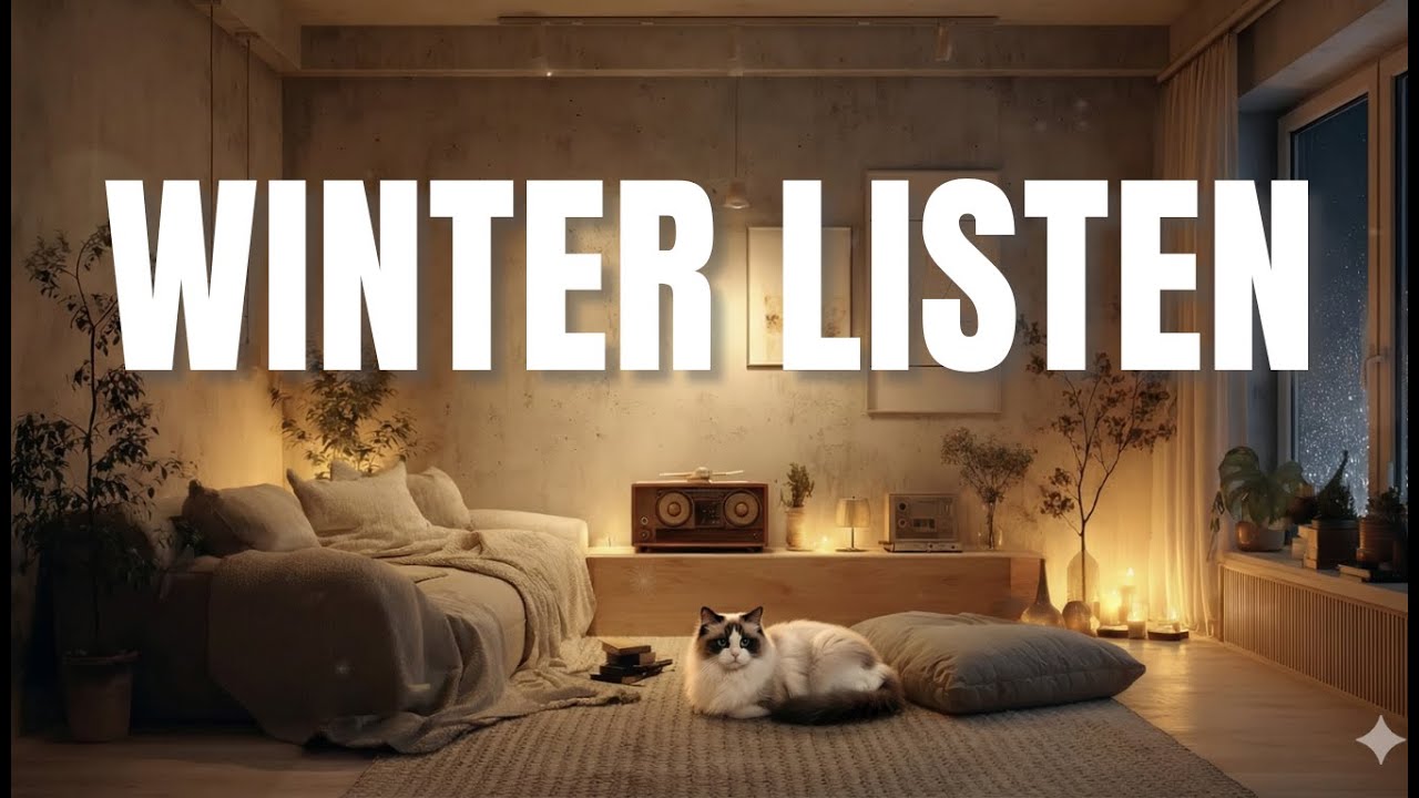 Winter Listen ❄️ Cozy Night Ambience for Deep Focus, Study & Relax (No Vocals, 3 Hours)