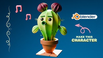 Creating a Charming Cactus Character in Blender 4: Easy Beginner Tutorial