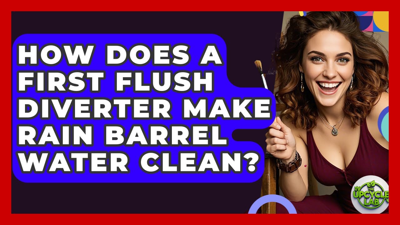 How Does A First Flush Diverter Make Rain Barrel Water Clean? - The Upcycle Lab