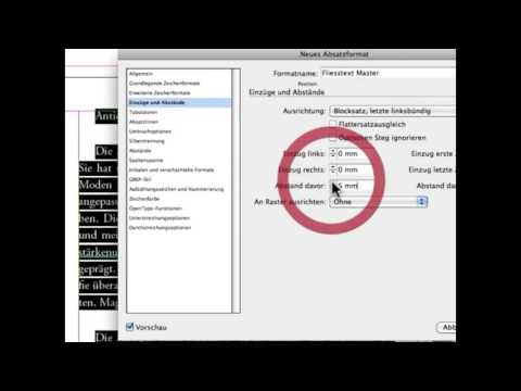 InDesign: Absatzformate