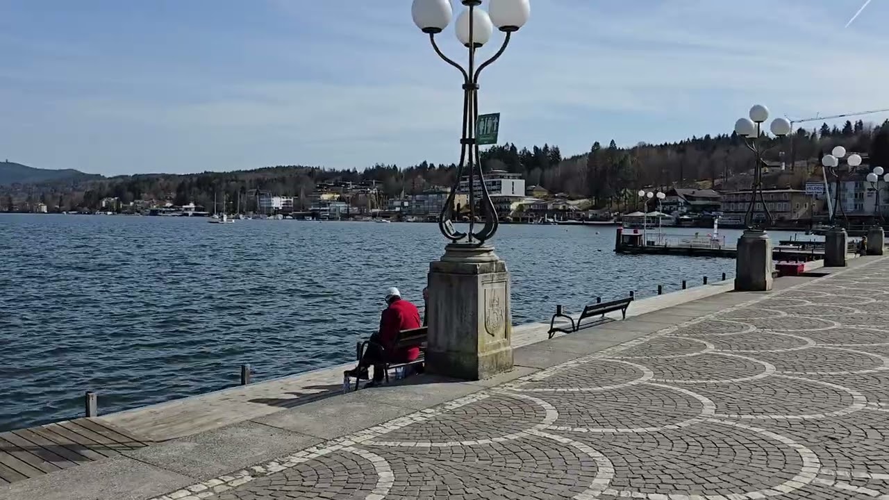 Beautiful Lake Wörth in Austria