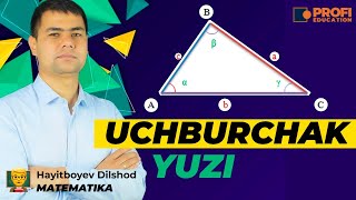 Uchburchak yuzi