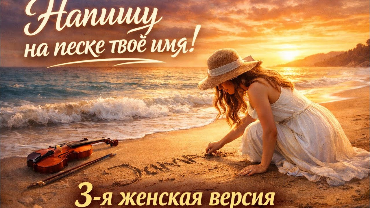 ✨️Напишу на песке твоё имя!✨️3-я женская версия!⚘️